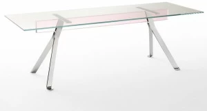 Glas Italia Прямоугольный стол из хрусталя
