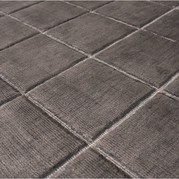 Ковер Gride, 160х230 см, стальной Carpet Decor C1093 - Вид №2