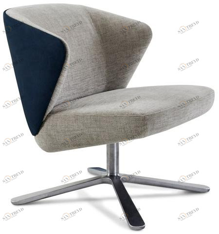 Montis Вращающееся кресло из ткани с 4 спицами и подлокотниками Back me up sun-id-1475342