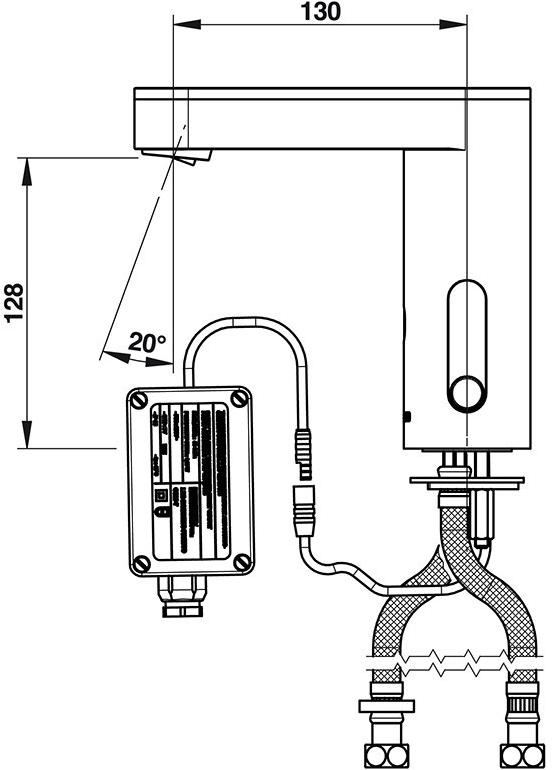 Бесконтактный смеситель Presto So'o 56214 56214.0 - Вид №1