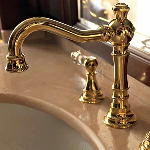 Смеситель для раковины на 3 отв. SBLV-CC-xx Eurodesign Crystal