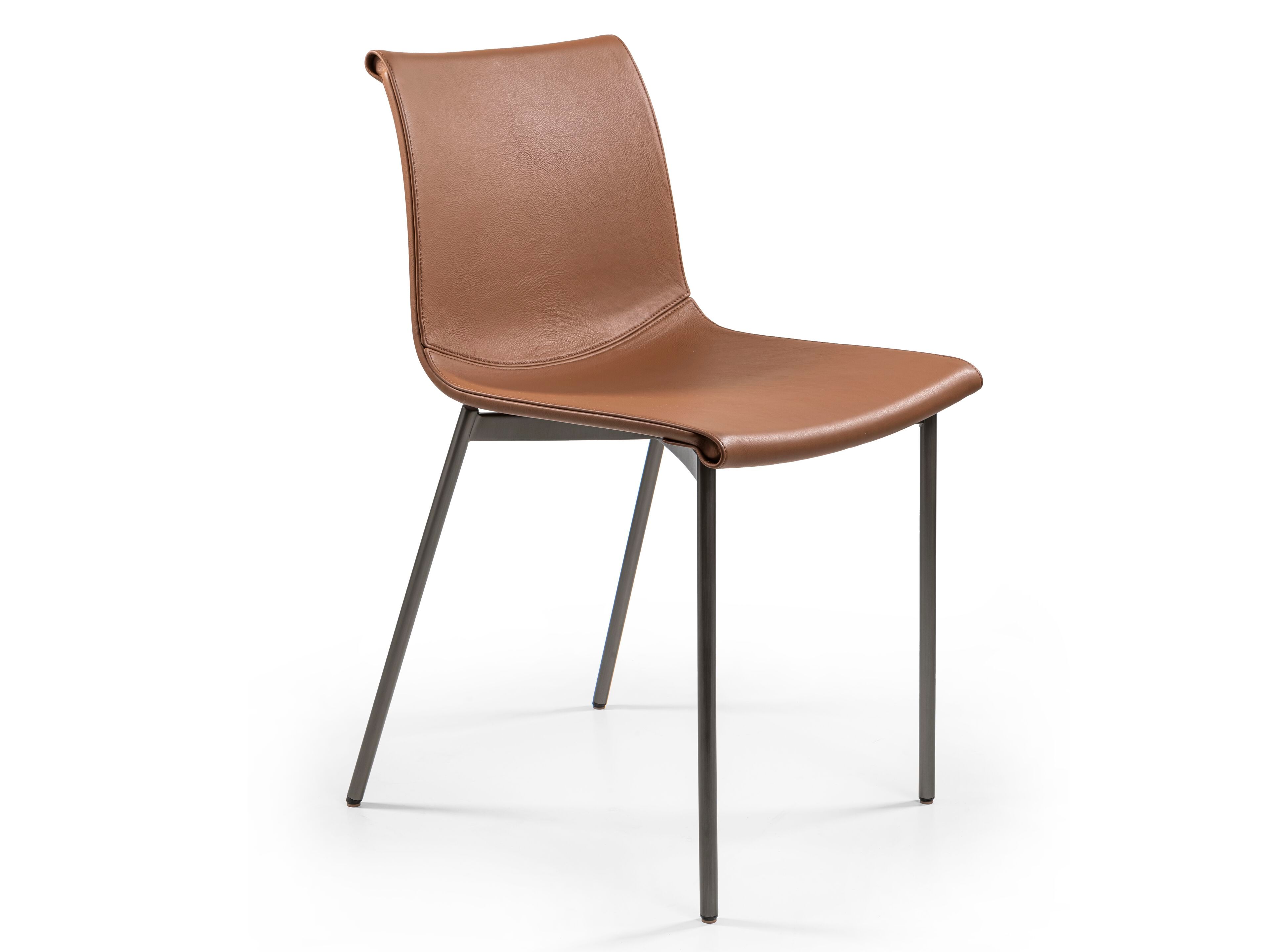 Кожаный стул без подлокотников Cantori Цирцея ARCH-00065539