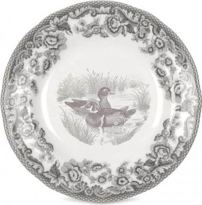 10573482 Spode Тарелка пирожковая 15см "Утка" "Деламер, сельские мотивы" Фаянс
