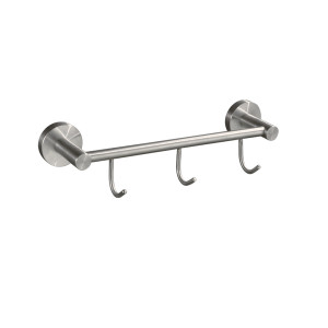 GFmark - Вешалка с тремя крючками прямая, из нержавеющей стали, код: 80204