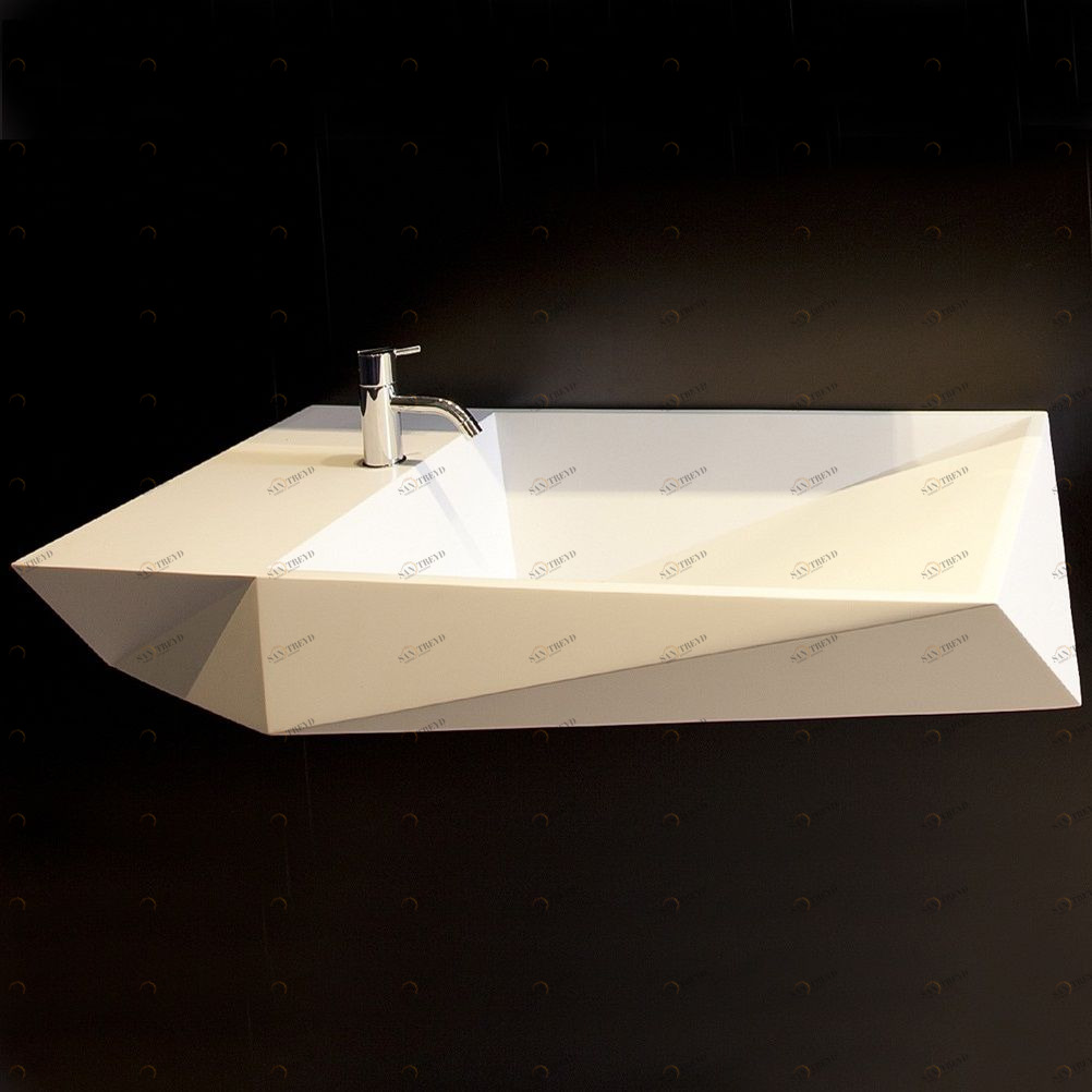 46708 Подвесная раковина настенная овальная Rapsel  белая 