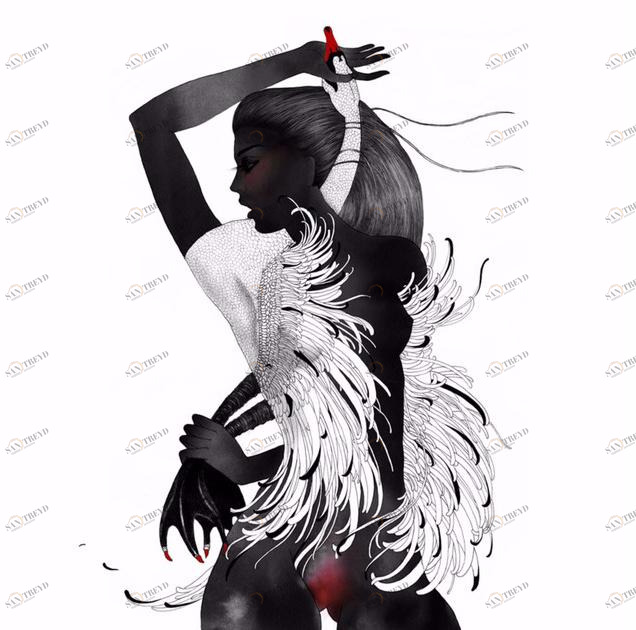 MOMENTI Авторский художественный принт Crazy home paintings Nc-005