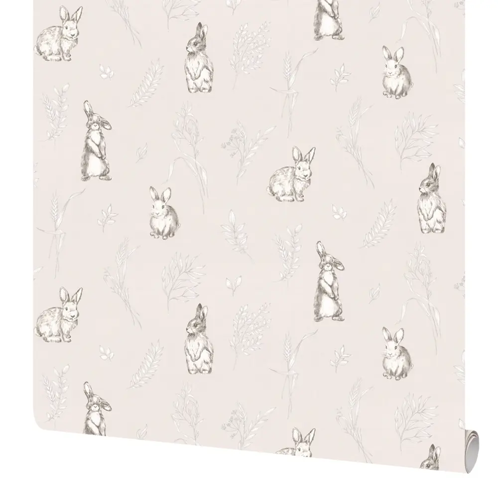 Обои флизелиновые Vog Collection Funny Bunny розовые 1.06 м 72059-55 STLM-2035207