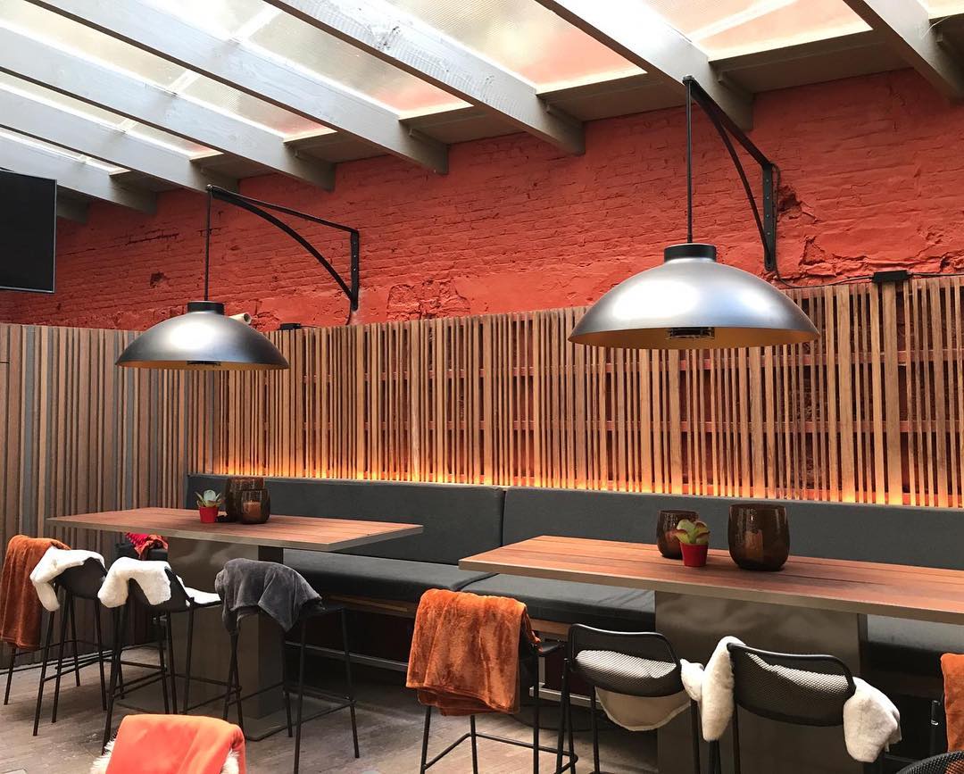 HEATSAIL DOME MIDNIGHT Уличный обогреватель инфракрасный с освещением. - Вид №2