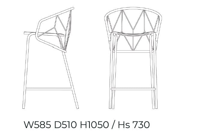 Стальной стул с порошковым покрытием Garda Furniture атаман ARCH-00025446 - Вид №2