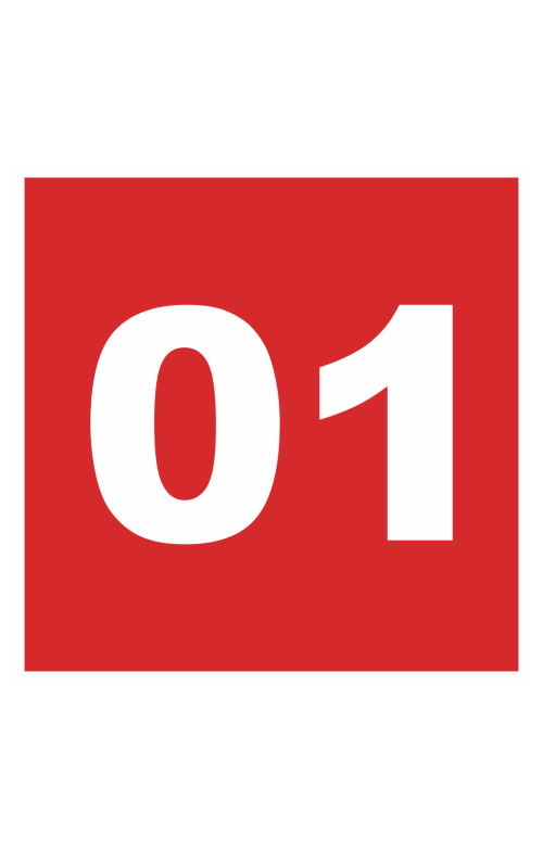 68712 Знак "При пожаре звонить 01 ,"  Вспомогательные знаки пожарной безопасности размер 100 х 100 мм Спецодежда 