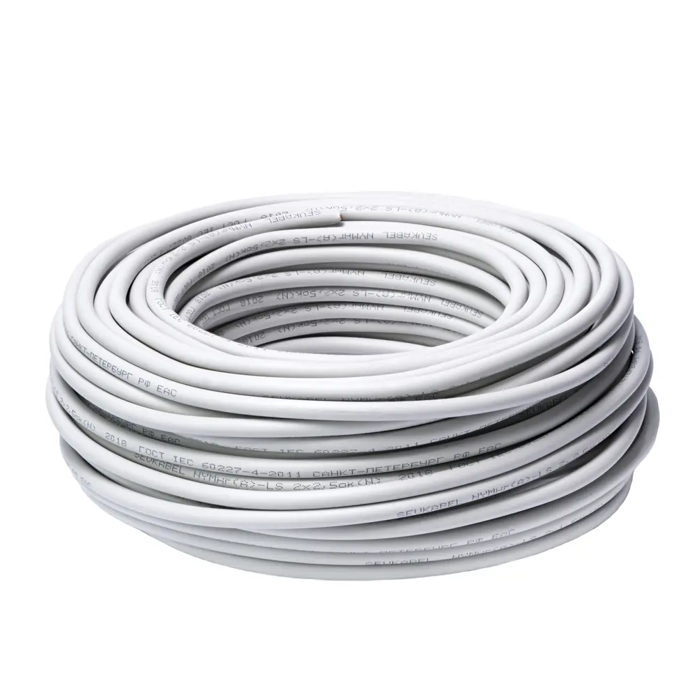 Кабель Севкабель NYM-LS 2x2.5 50 м ГОСТ 81963169 STLM-2137917  - Вид №1
