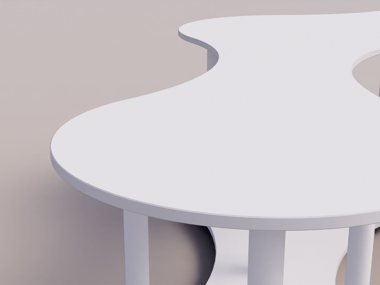 Скамья без спинки MaxForm Shape ARCH-00142053 - Вид №1