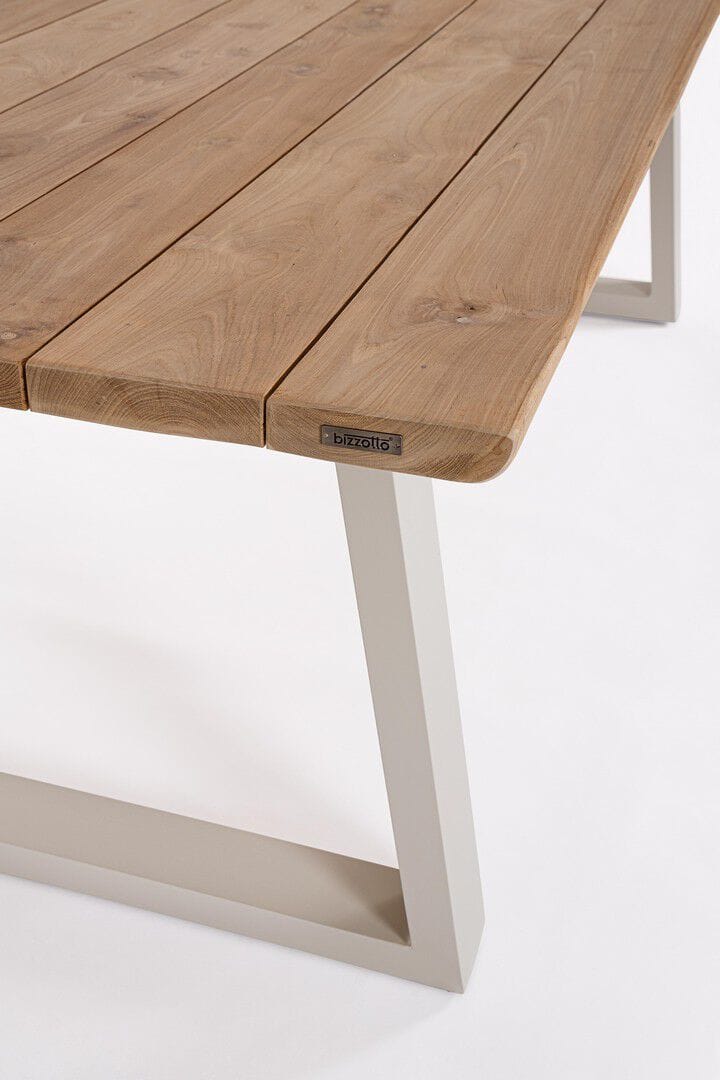 Прямоугольный садовый стол из тикового дерева BIZZOTTO LEGEND ARCH-00042831 - Вид №2