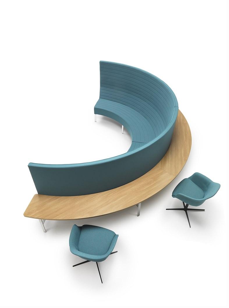 Marelli Изогнутый модульный диван Stripes sun-id-1467609 - Вид №1