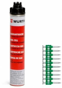 Würth Зачистить гвозди и газовый баллончик Fissaggi meccanici
