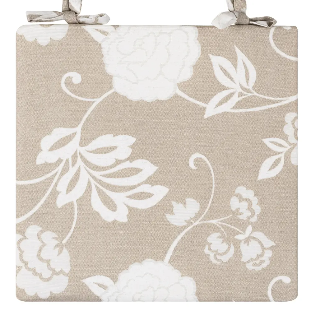 Подушка для стула Altali Бэлла 40x2x40 см полиуретан/хлопок бежевый STLM-2045272