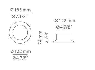 Металлический светодиодный потолочный светильник Estiluz Мэн ARCH-00037550 - Вид №7