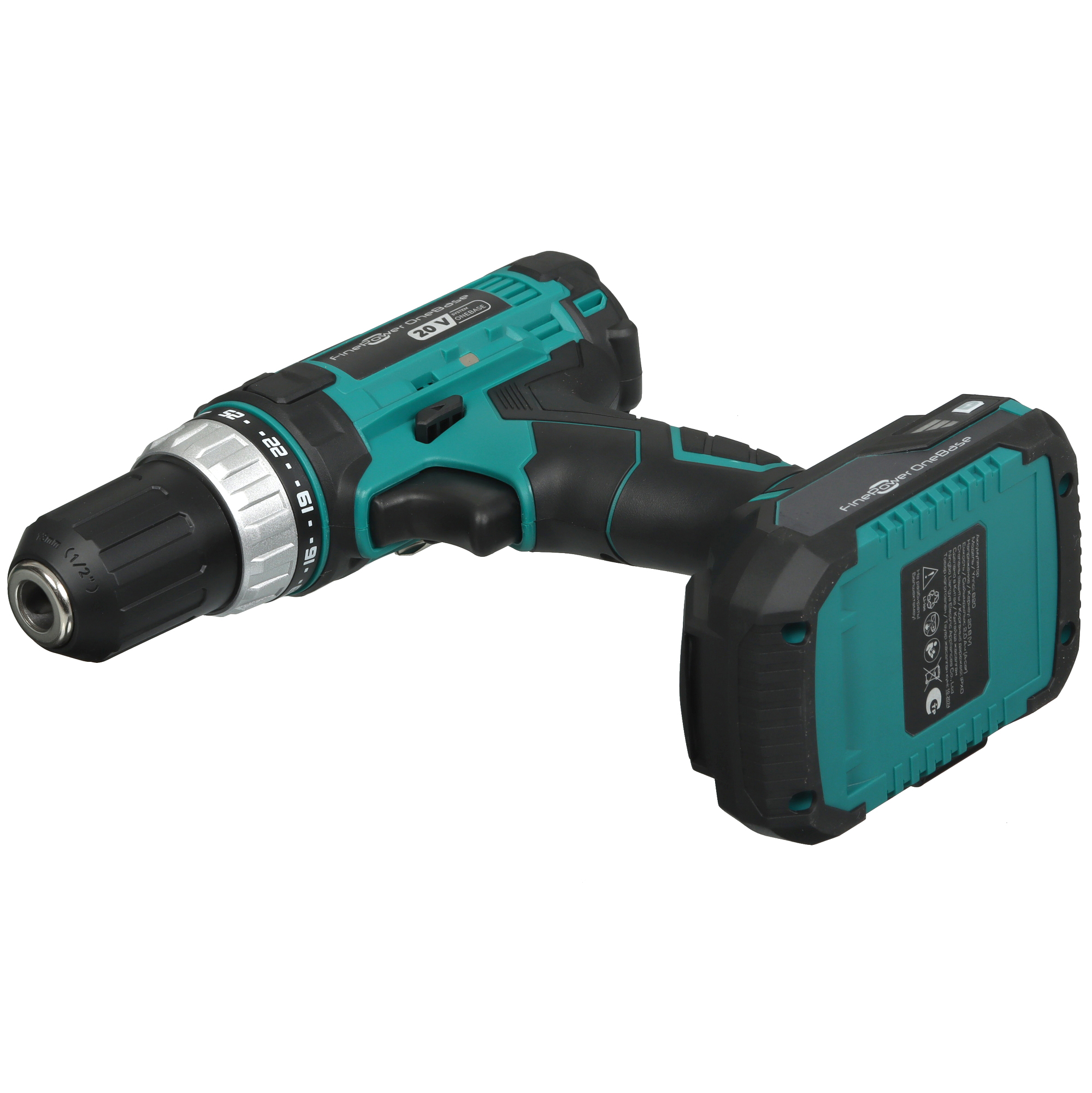 Дрель-шуруповерт FinePower CDBR35K OneBase20 5088947 STDN-0077731 - Вид №6