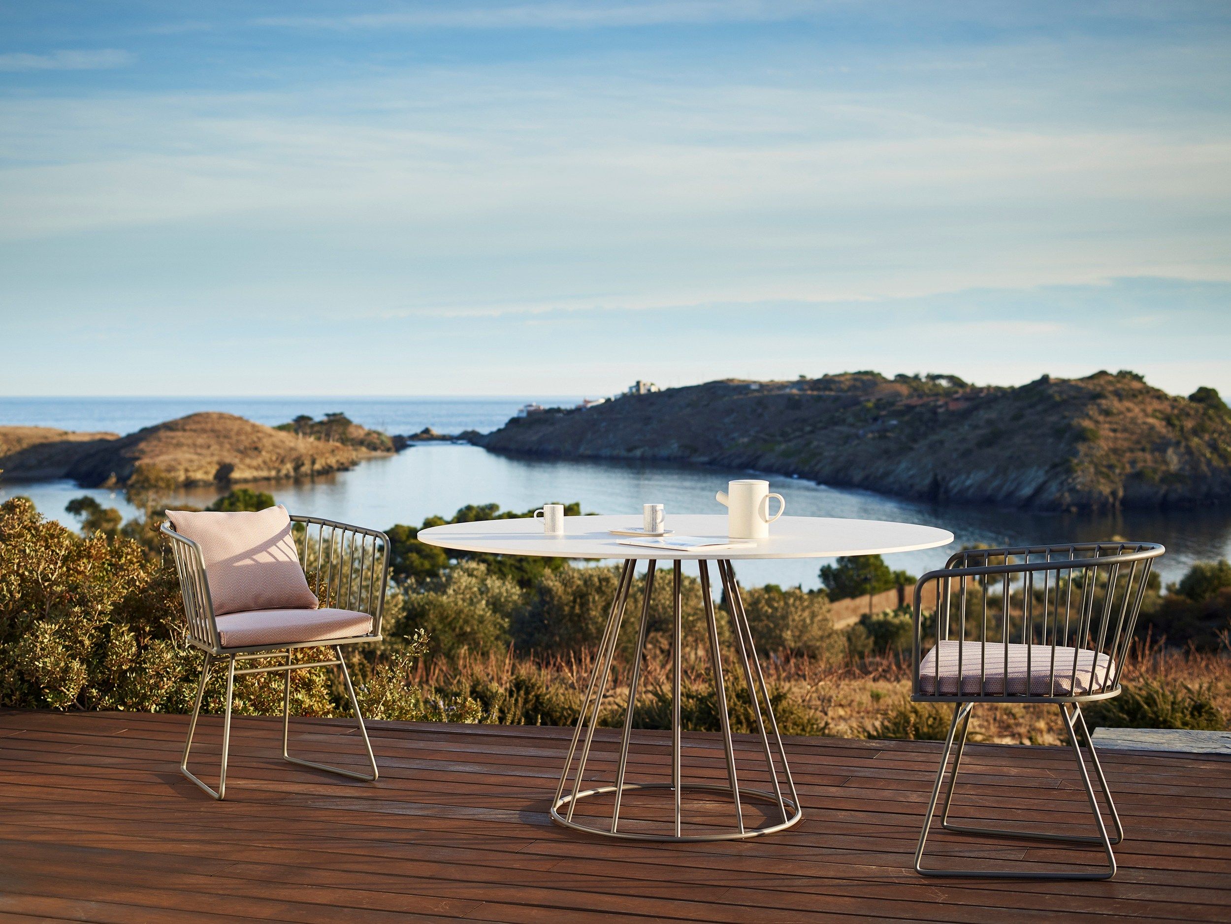 Алюминиевый стул с подлокотниками Bivaq Illa ARCH-00092820 - Вид №6