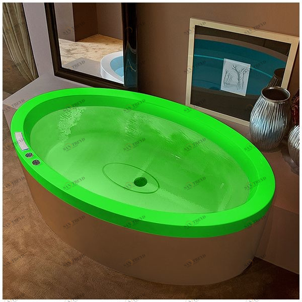 Ванна GRUPPO TREESSE Eos 190 VTL-V8491-ZE зелёная овальная VTLV8491ZE