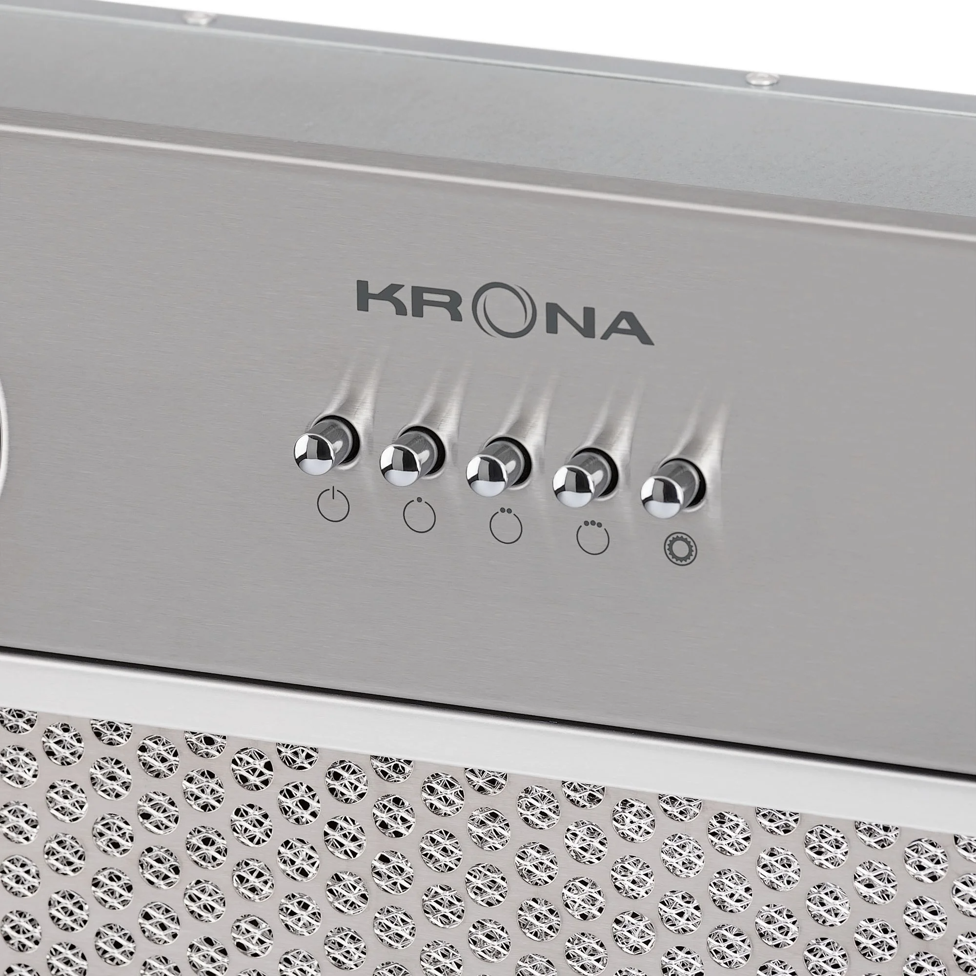 8195575 Вытяжка полновстраиваемая KRONA SELINA 600 inox PB серебристый STDN-0011755 - Вид №6