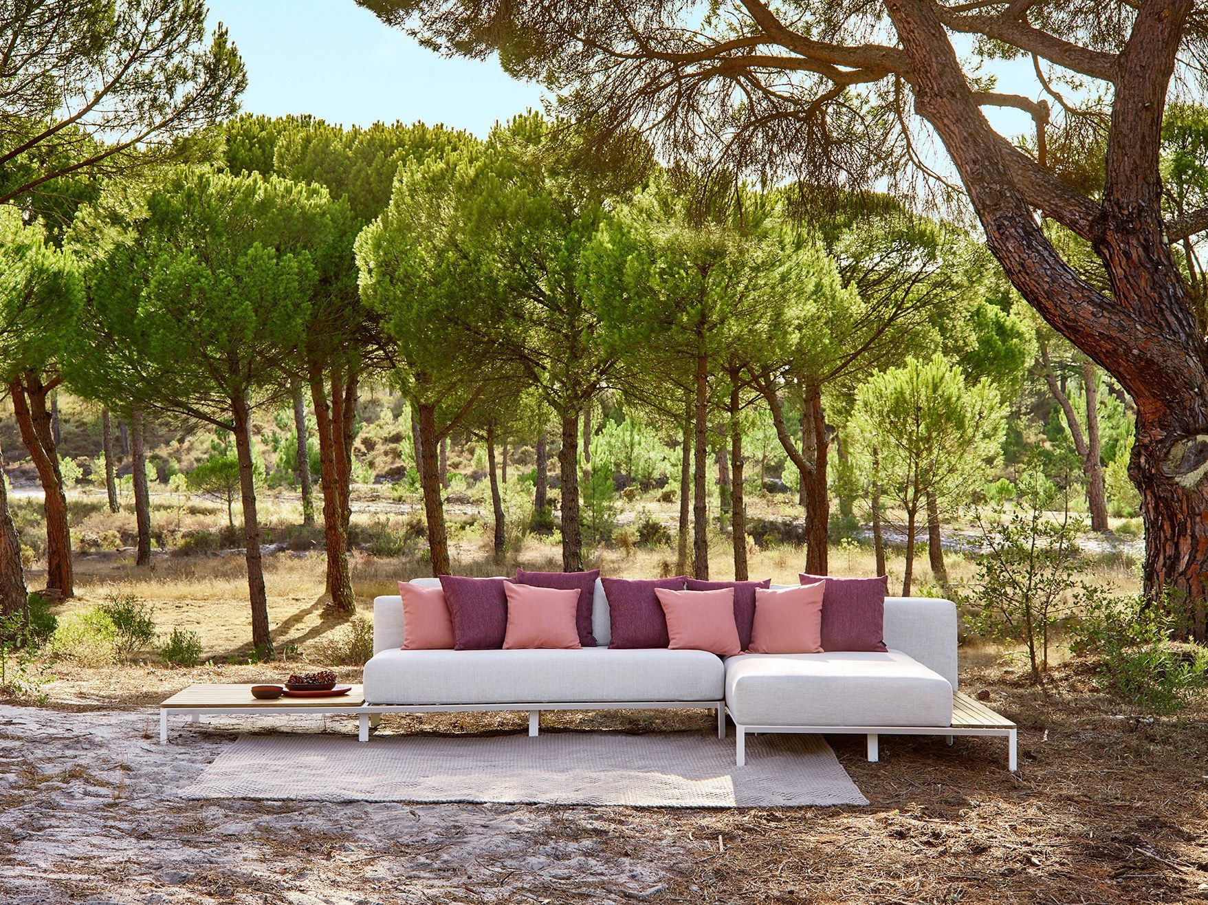 2-местный акриловый тканевый садовый диван Jardinico Mauroo ARCH-00025962 - Вид №2