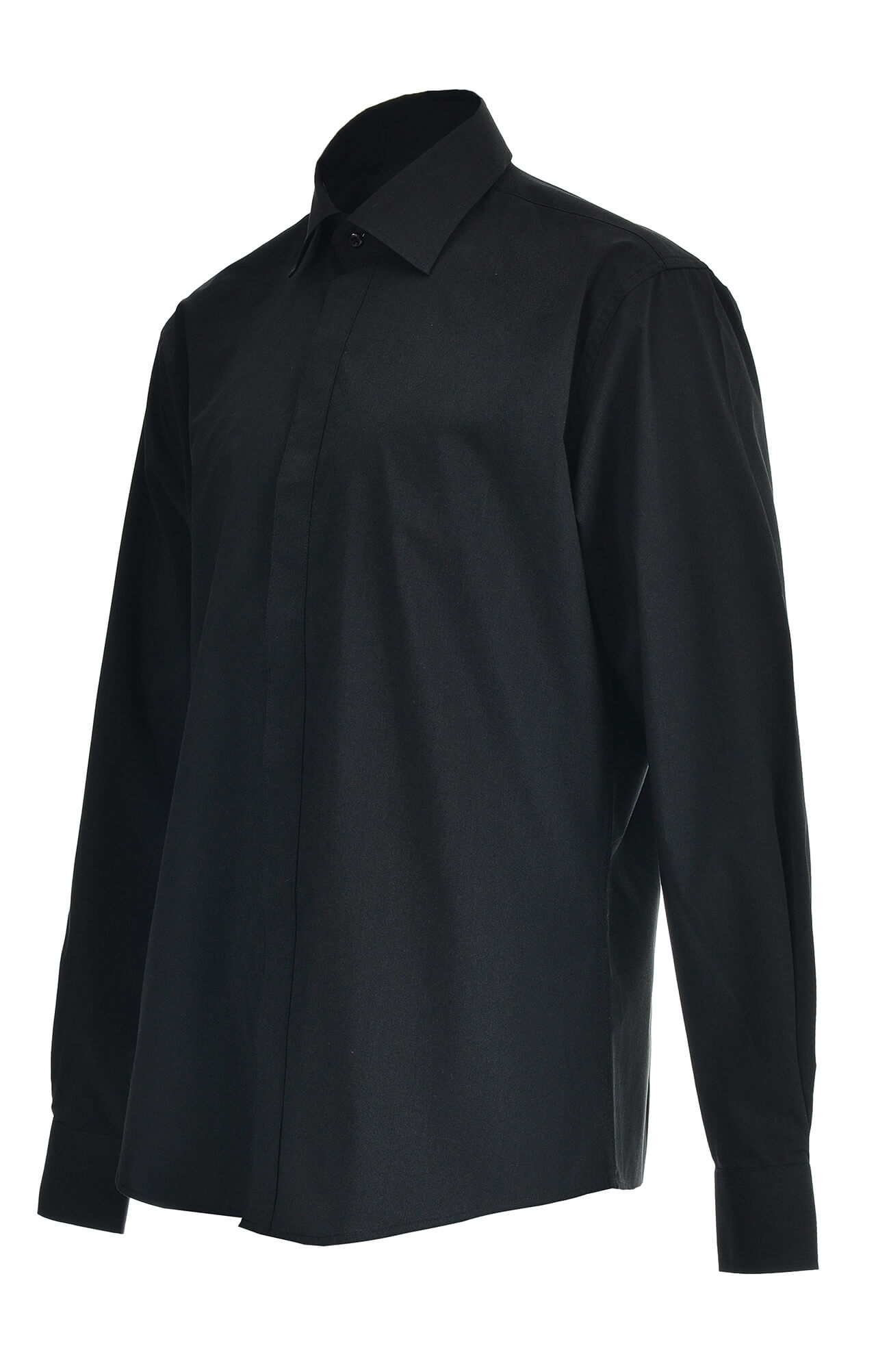 5030112 Рубашка мужская  black El-Risto  Корпоративная одежда  размер 46/182-188  - Вид №1