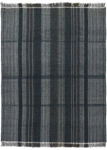 Ковер шерстяной прямоугольный цвет индиго 230х160 см Norton Indigo CARPETDECOR ДИЗАЙНЕРСКИЕ, HANDMADE 00-3893116 Синий