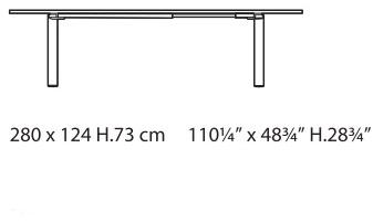Bralco Прямоугольный стол для совещаний с системой управления кабелями Take off evolution sun-id-1470610 - Вид №3