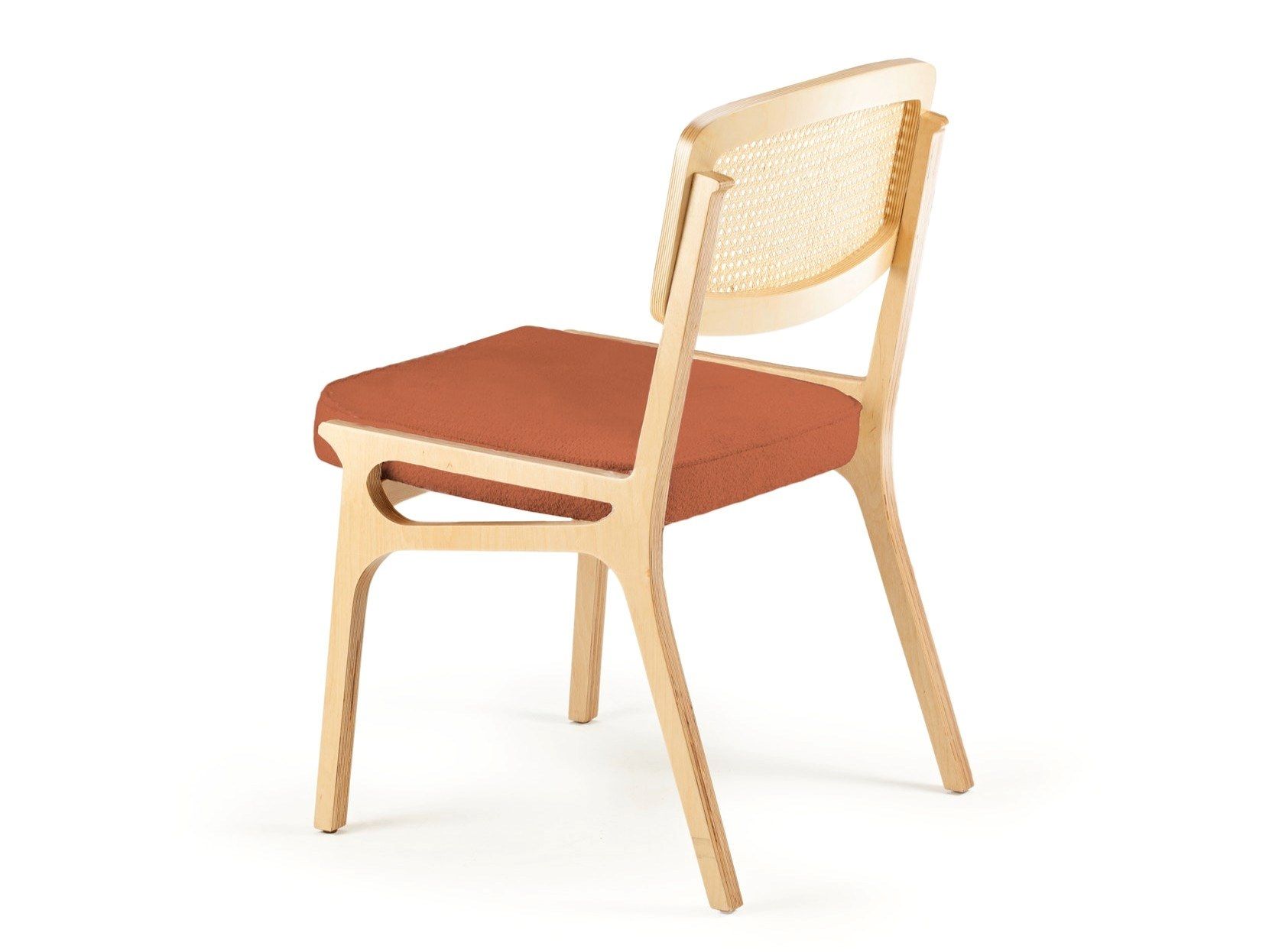 Стул из массива дерева с мягким сиденьем Mambo Unlimited Ideas Karl ARCH-00068888