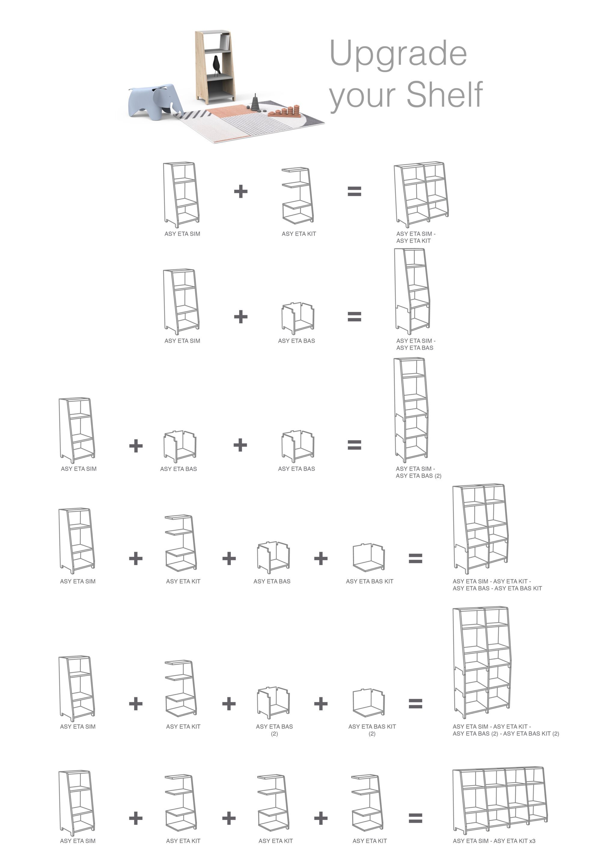 Книжный шкаф из МДФ Mathy by Bols ASYMETRY ARCH-00062216 - Вид №6