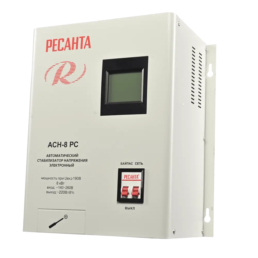 Стабилизатор напряжения Ресанта АСН-8 РС 8 кВт 89442023 STLM-2167592 