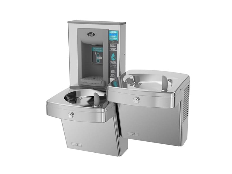 Бесконтактный диспенсер для воды с питьевым фонтаном OASIS International VersaFiller ARCH-00056112