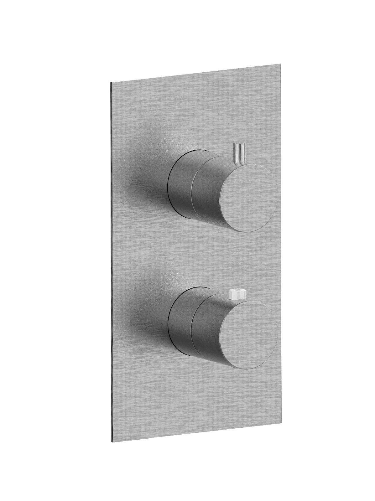 Термостатический смеситель для душа с 2 отверстиями и пластиной Rubinetterie Frattini душевые кабины ARCH-00035327 - Вид №6