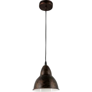 Подвесной светильник Eglo Truro 1хE27x60 Вт цвет медный/патина 18559769 STLM-2208302