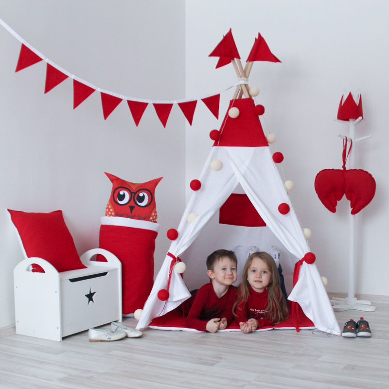 Наволочка 40х40 см Simple Red VAMVIGVAM SIMPLE RED 281801 Красный Santreyd  - Вид №1