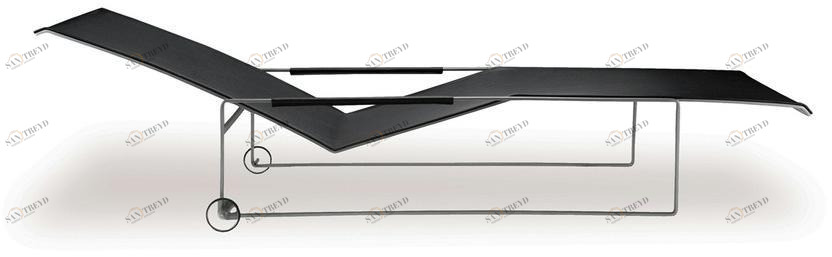 FueraDentro Садовая кушетка Batyline® на колесиках Cima sun-id-1460628