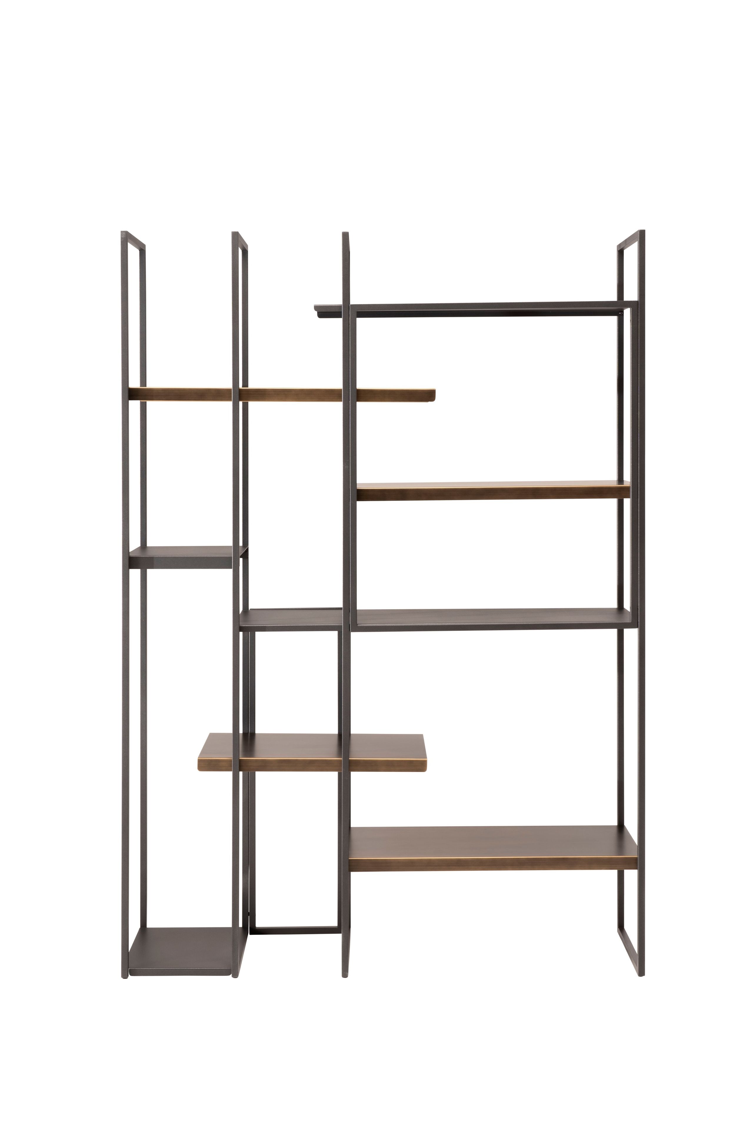 Металлическая двухсторонняя самонесущая Книжная полка RIFLESSI Freewall ARCH-00074202 - Вид №3