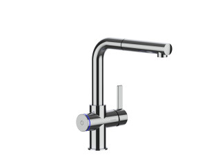 Однорычажный смеситель для кухни с выдвижным ручным душем