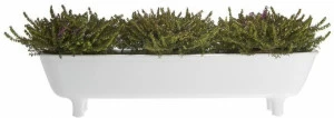 Ligne Roset Низкая прямоугольная кашпо из глазурованного керамогранита  11230005-11230007