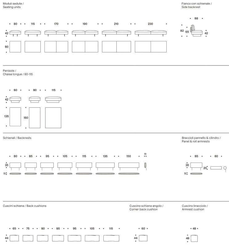 Кожаный диван Saba Italia VOYAGE ARCH-00143907 - Вид №10