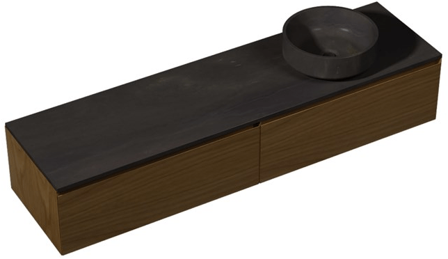 L'ANTIC COLONIAL Подвесная тумба под умывальник из натурального камня и дерева Karon sun-id-1370483 - Вид №5