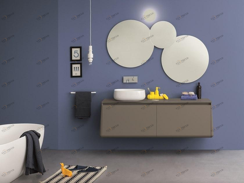 Birex Лаковая тумба под умывальник с ящиками Campus sun-id-1406712