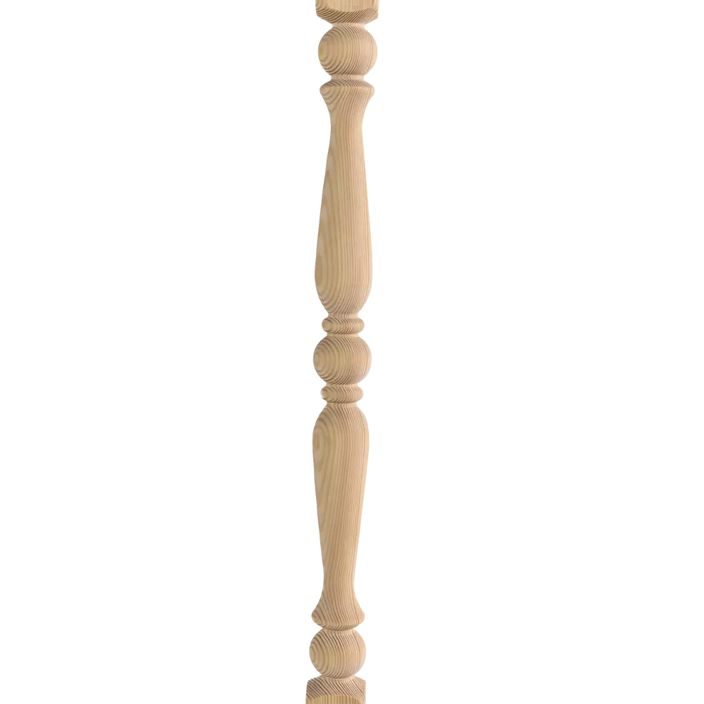 Балясина массив хвоя сорт Экстра Симметрия 50x50x900 мм 81990103 STLM-2170550 Santreyd Симметричный - Вид №2