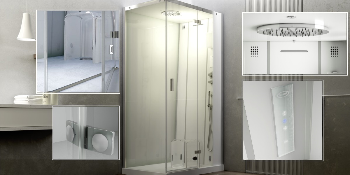 Паровая кабина Cloud 120 Base 9448-288A Dx Jacuzzi 9448288ADX - Вид №1