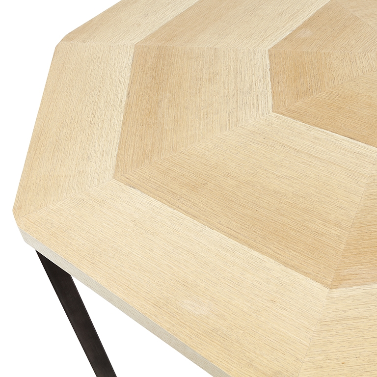 450186-00 ABHIKA СТОЛ GOTIK H77 D155 NATURAL  - Вид №1