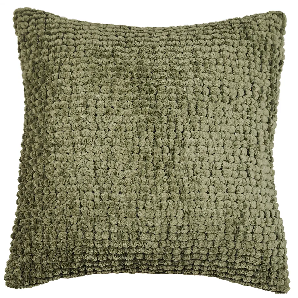 Подушка Шарики 45x45 см цвет оливковый LINEN WAY STLM-2174743