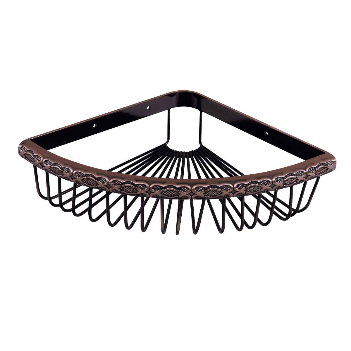 LM6681ORB Аксессуары Jasmine полка угловая, 240х240х90 мм, черная бронза LEMARK  - Вид №1