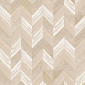 Паркет Ёлка CorkStyle Chevron Chevron Creme Дизайнерский (Гладкая) 1235х305 мм.