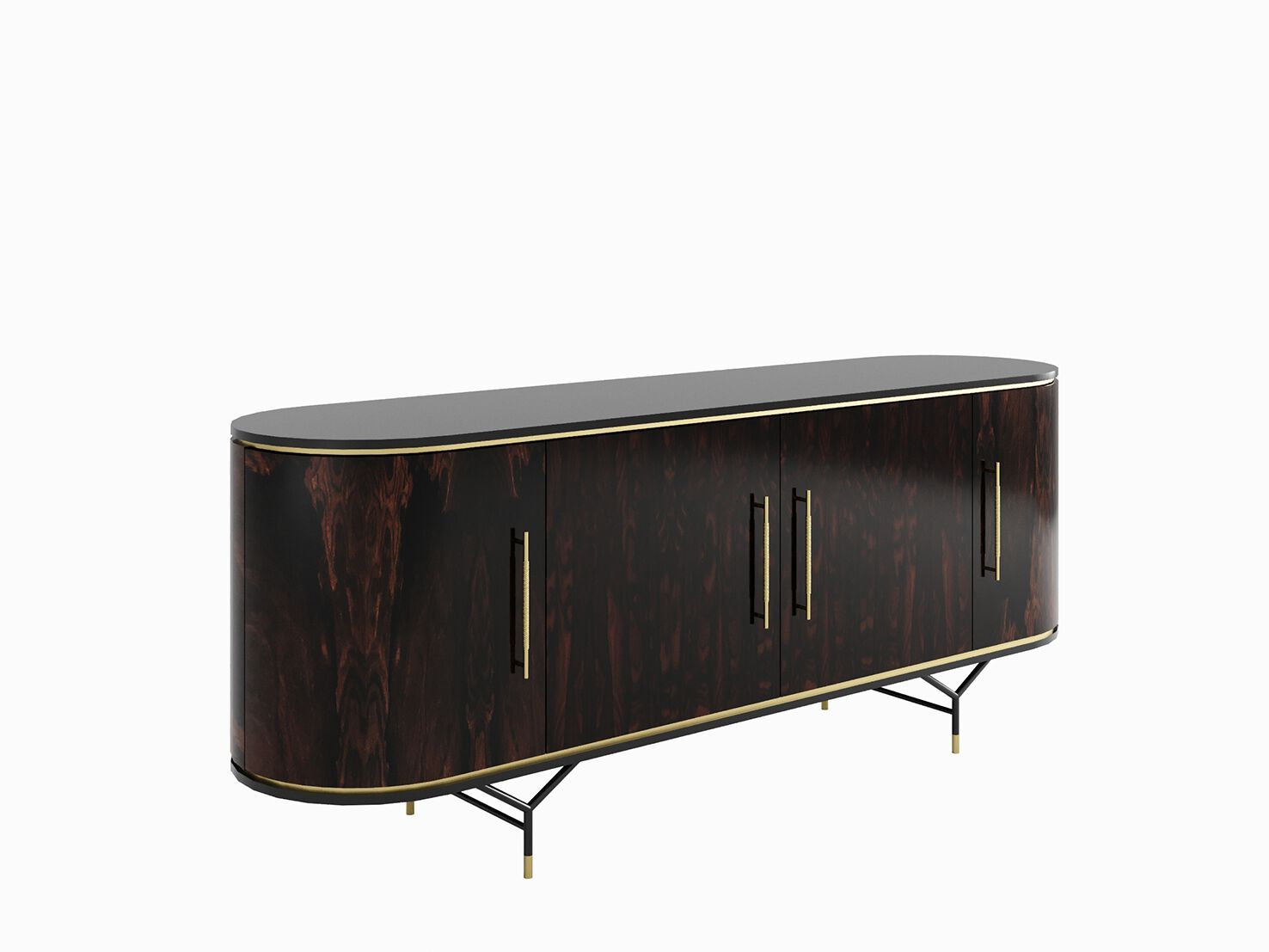 Деревянный шкаф с распашными дверями Casa Magna BOGART ARCH-00003721 - Вид №5